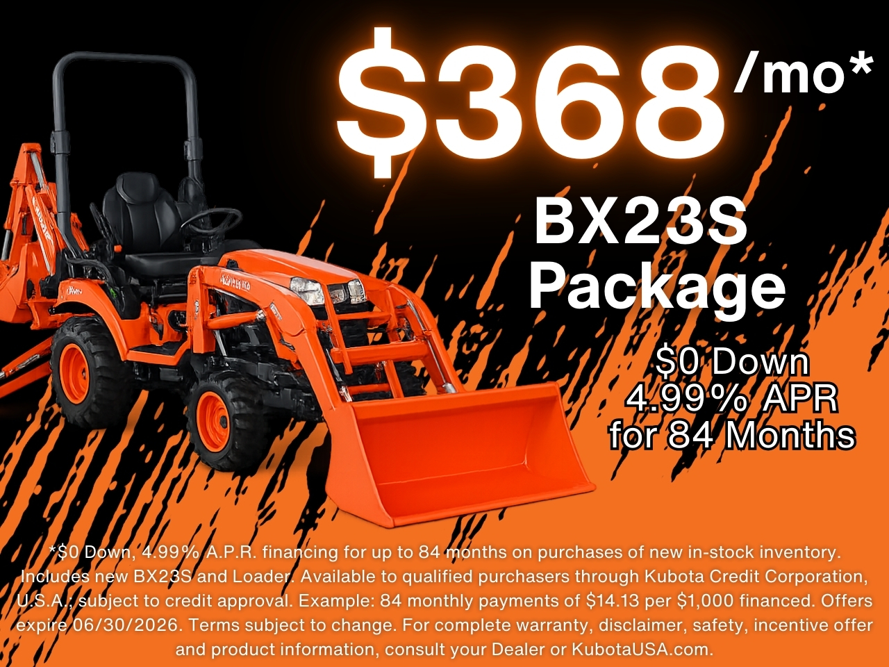 BX23S Package - Kubota of Denver